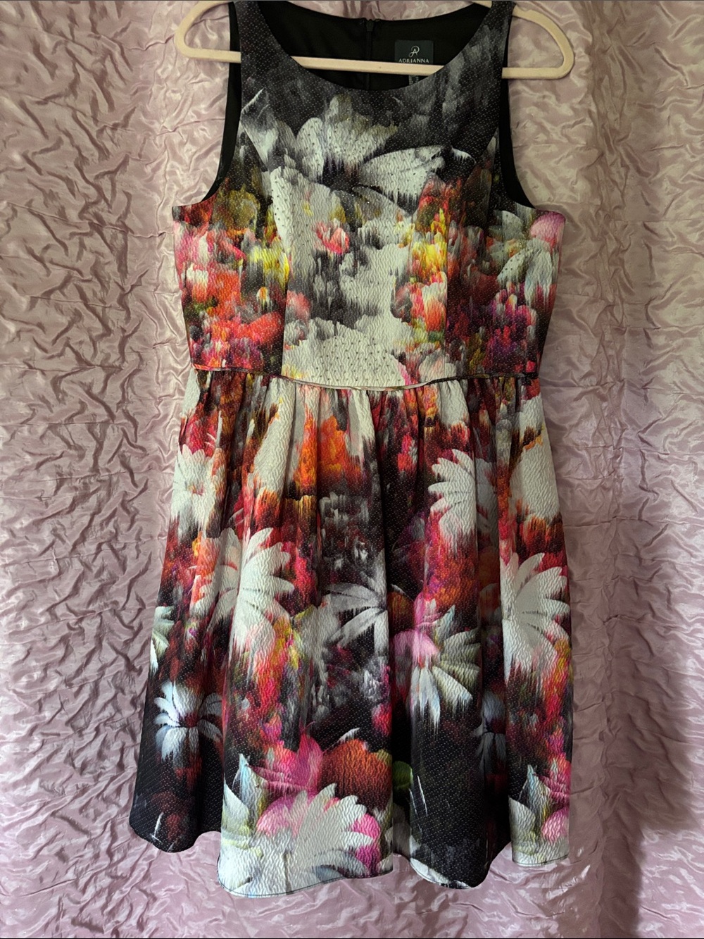 Adrienna Papell beaded top dress